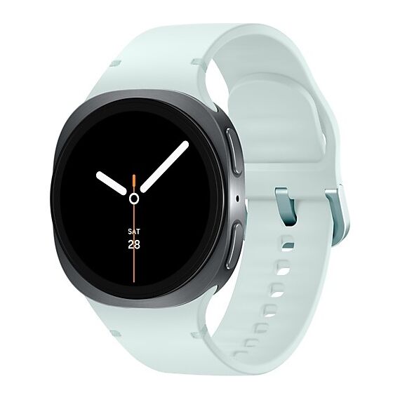 Galaxy Watch8 | 44 мм | 4G LTE | Graphite | Sport/Mint | S/M, Размер ремешка : S/M, Тип ремешка : Sport, Размер корпуса : 44 мм, Подключение часов : Bluetooth / Wi-Fi + 4G LTE, Цвет ремешка: Mint, Цвет: Graphite